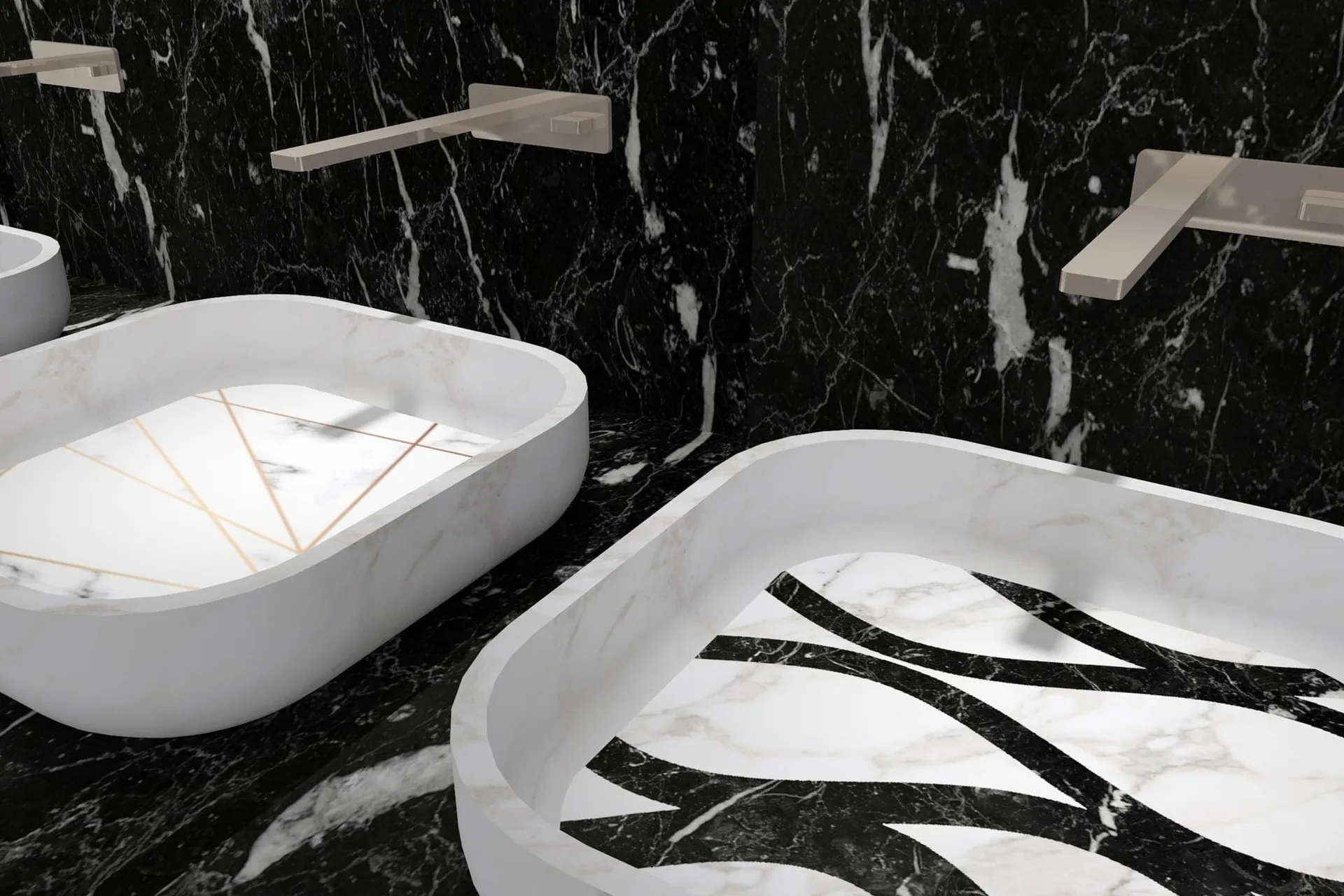 Lavabi designed for Edilmarmo
